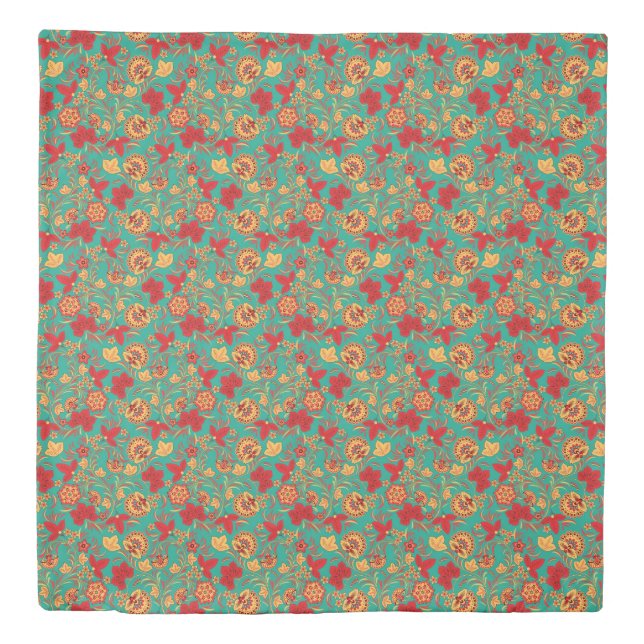 Floral pattern 2 duvet cover (Front)