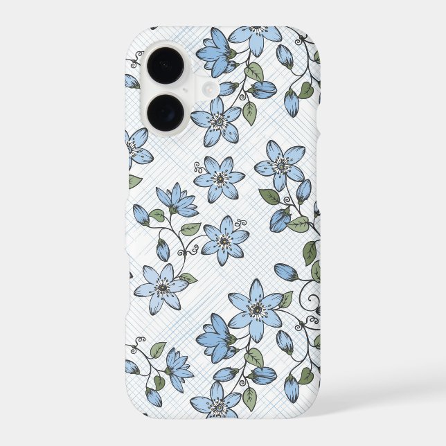 Floral pattern 2 iphone case (Back)