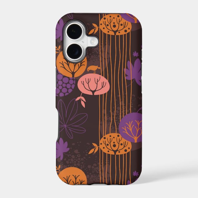 Floral pattern 2 iphone case (Back)
