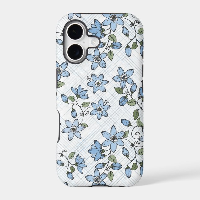 Floral pattern 2 iphone case (Back)