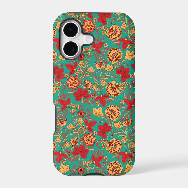 Floral pattern 2 iphone case (Back)