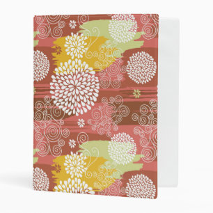 Floral pattern 2 mini binder
