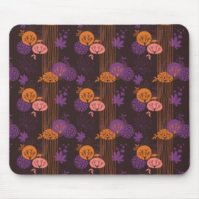 Floral pattern 2 mouse pad (Front)