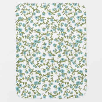 Floral Pattern 2 Swaddle Blanket by boutiquey at Zazzle