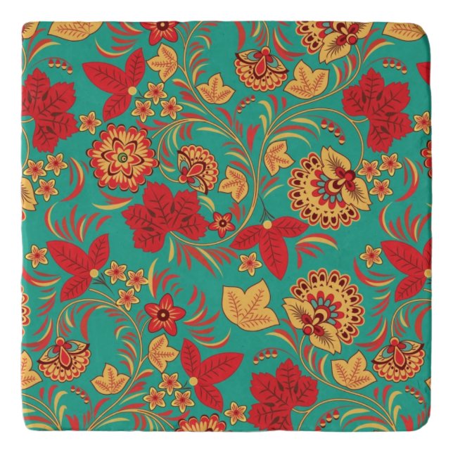 Floral pattern 2 trivet (Front)