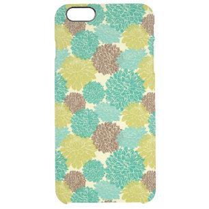 Floral Pattern 2 Clear iPhone 6 Plus Case