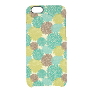 Floral Pattern 2 Clear iPhone 6/6S Case