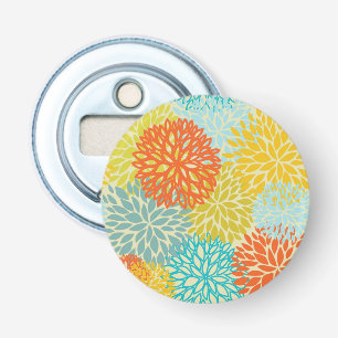 Floral pattern 3 bottle opener
