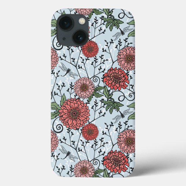 Floral pattern 3 Case-Mate iPhone case (Back)