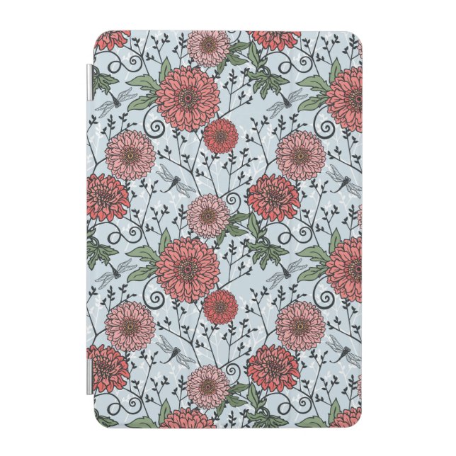 Floral pattern 3 iPad mini cover (Front)