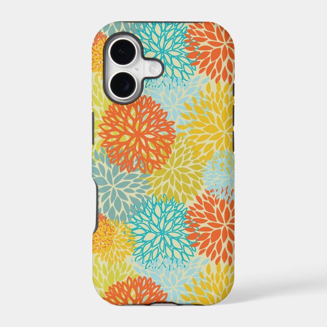 Floral pattern 3 iphone case (Back)