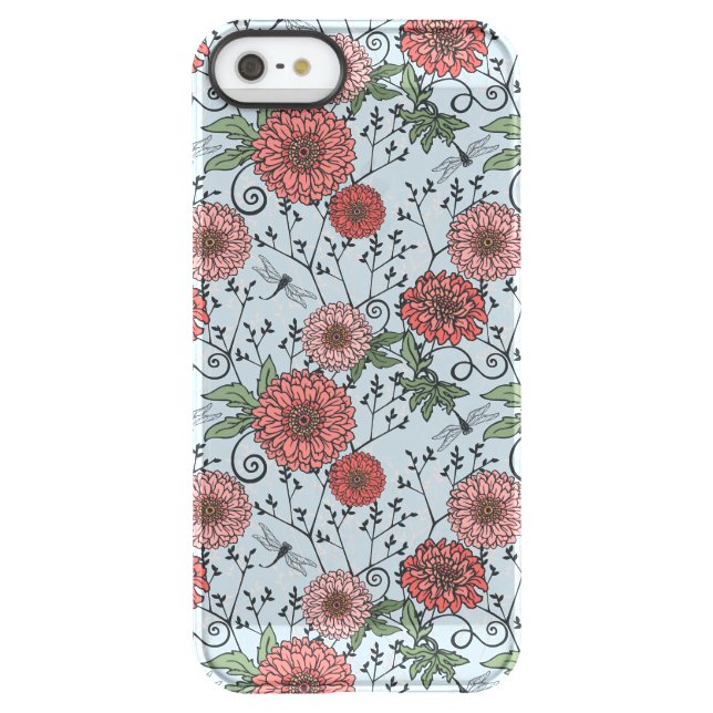 Floral pattern 3 uncommon iPhone case (Back)