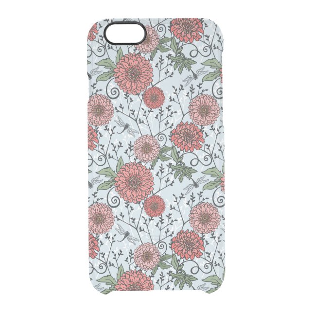 Floral pattern 3 uncommon iPhone case (Back)
