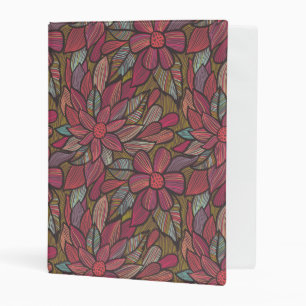 Floral pattern 4 2 mini binder