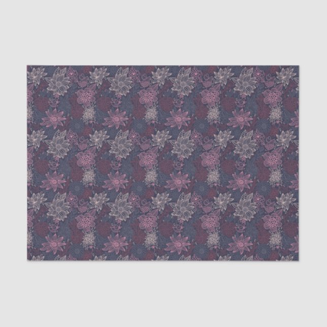 Floral pattern 4 2 tissue paper (Front)