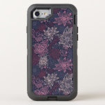 Floral pattern 4 3 OtterBox defender iPhone SE/8/7 case