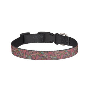 Floral pattern 4 3 pet collar