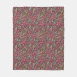Floral pattern 4 fleece blanket