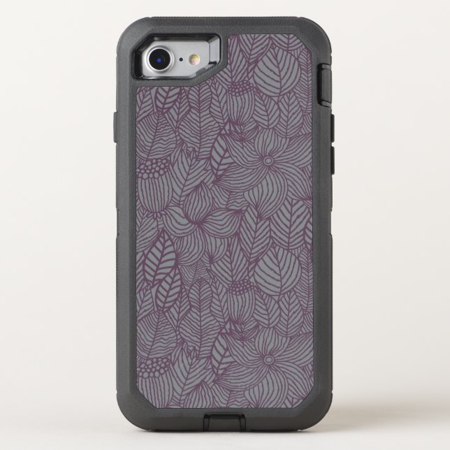 Floral Pattern 4 Otterbox iPhone Case (Back)