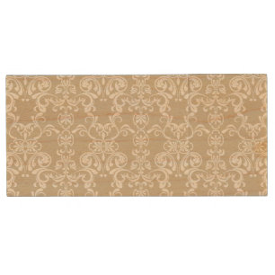 Floral Pattern 4 Wood Flash Drive