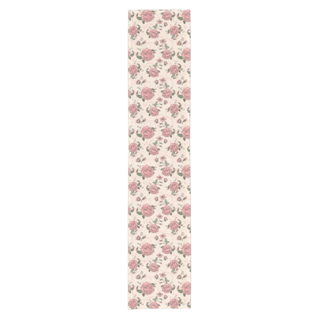 Floral pattern 5 2 short table runner (Front)