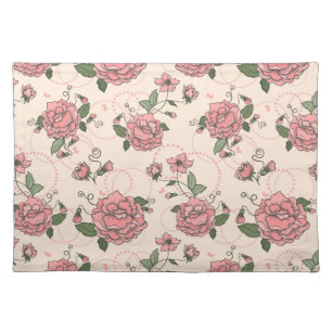 Floral pattern 5 cloth placemat