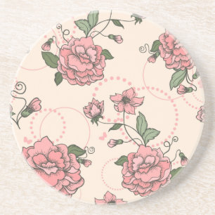 Floral pattern 5 coaster