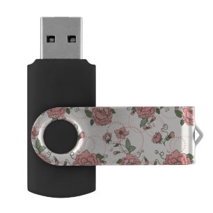 Floral pattern 5 flash drive