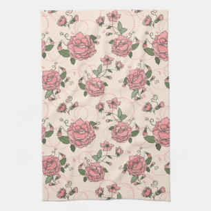 Floral pattern 5 kitchen towel