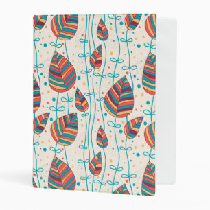 Floral pattern 5 mini binder
