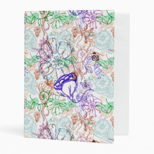 Floral Pattern 5 Mini Binder