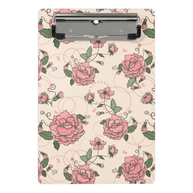 Floral pattern 5 mini clipboard (Front)