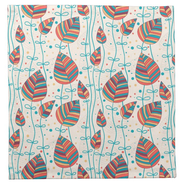 Floral pattern 5 napkin (Front)