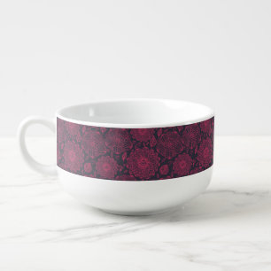 Floral Pattern 5 Soup Mug