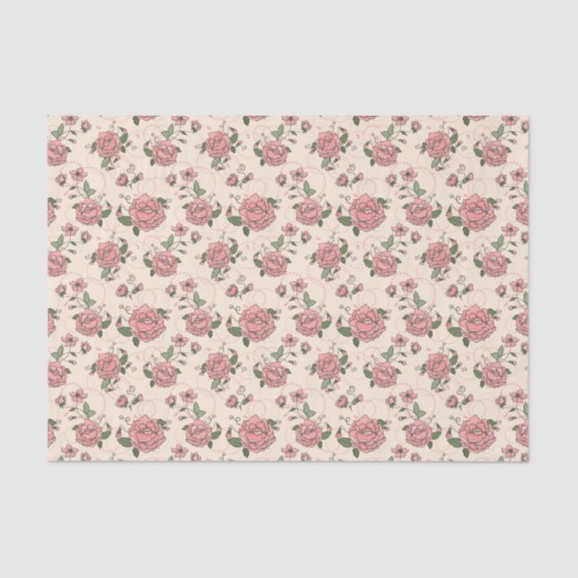 Floral pattern 5 tissue paper (Front)