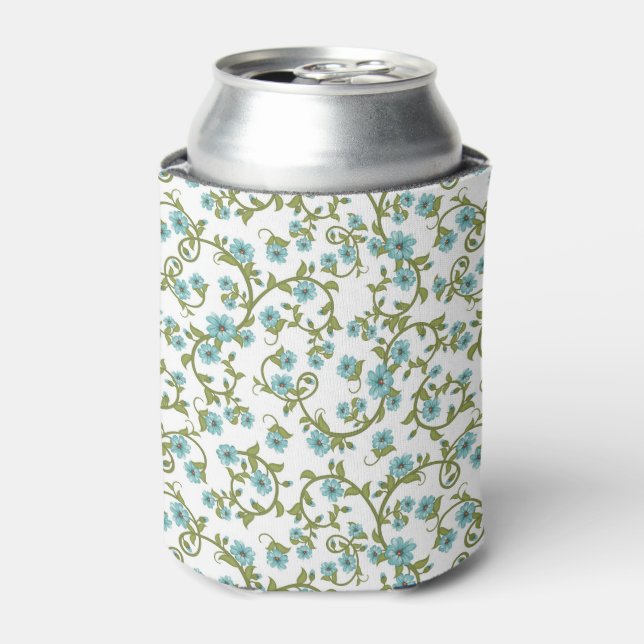 Floral Pattern 6 Can Cooler (Can Front)