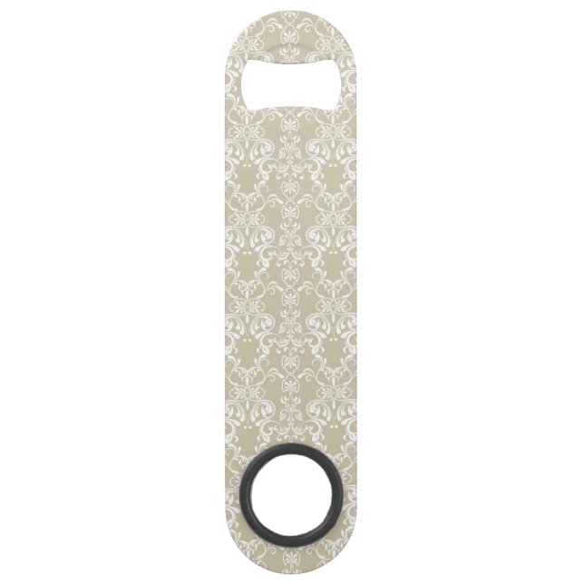Floral Pattern 6 Speed Bottle Opener (Front)