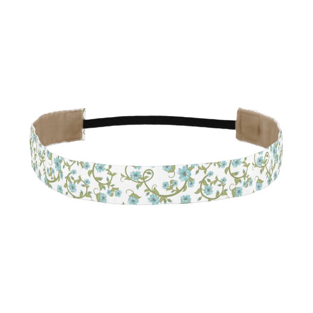 Floral Pattern 8 Athletic Headband (Front)