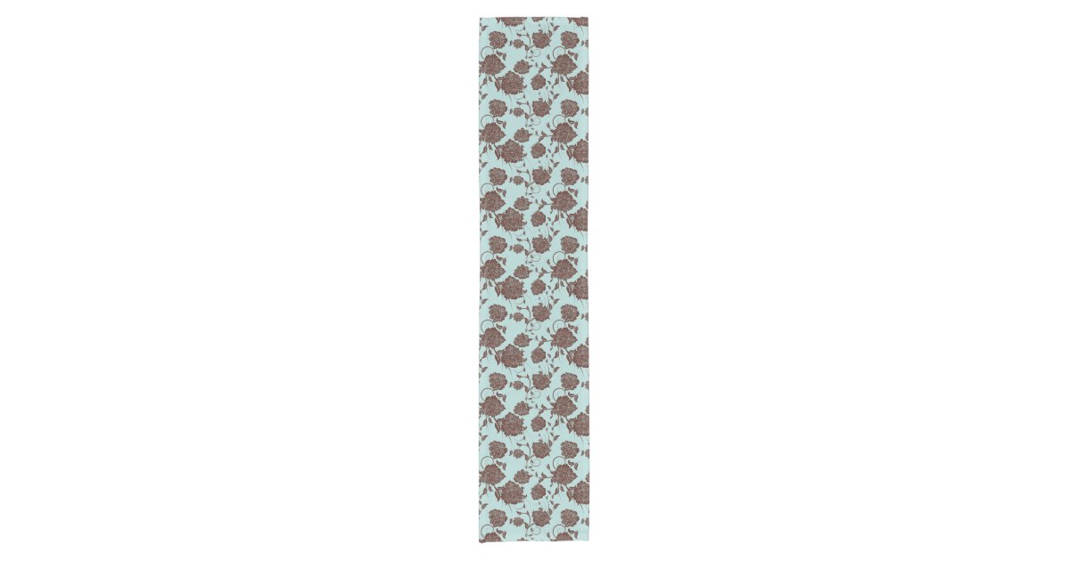 Floral Pattern 8 Short Table Runner | Zazzle