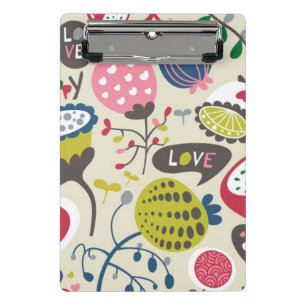 Floral Pattern 9 Mini Clipboard