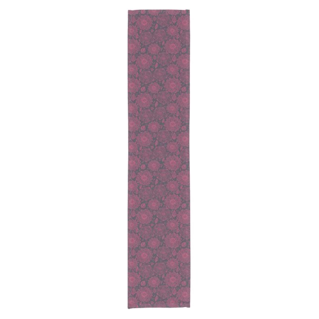 Floral Pattern 9 Short Table Runner (Front)