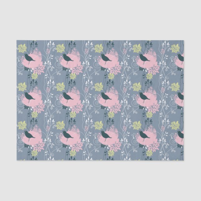 Floral Pattern 9 Tissue Paper (Front)