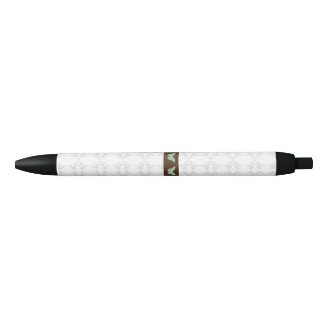 Floral Pattern and Butterfly Pen (Front)