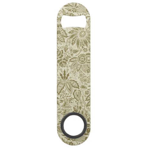 Floral Pattern Antique Damask Paisley Bar Key