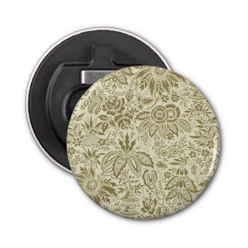 Floral Pattern Antique Damask Paisley Bottle Opener