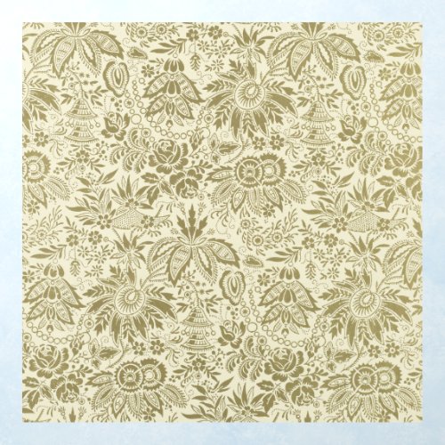 Floral Pattern Antique Damask Paisley Wall Decal