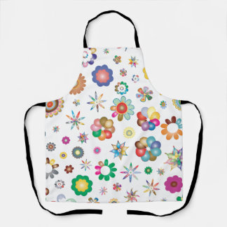 Floral Pattern Apron