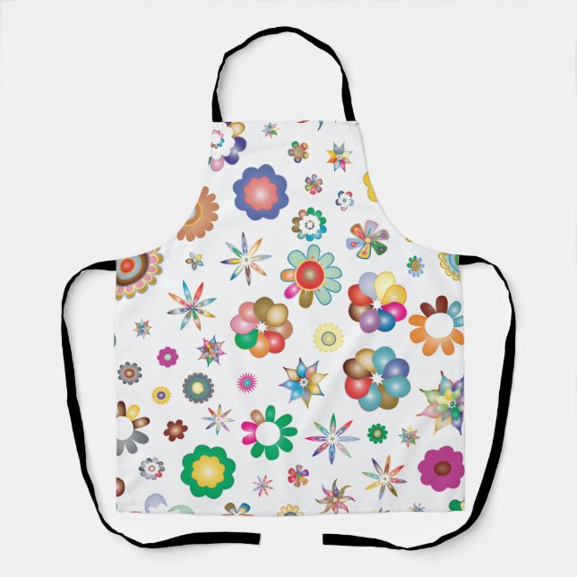 Floral Pattern Apron (Front)