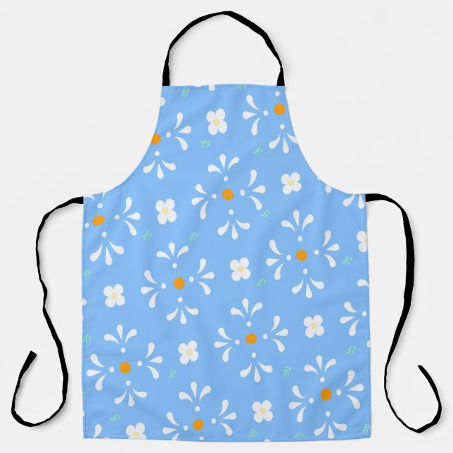 Floral pattern apron (Front)