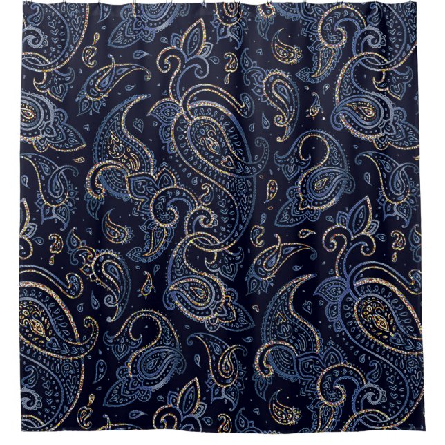 Floral pattern, background In art nouveau style, v Shower Curtain (Front)